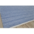 Naples Flatweave Pet Ivory/Blue 9'x12' Area Rug