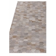 Natural Hide Hand-Tufted Leather Hide Ivory/Multi 8'x11' Area Rug