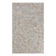 Natural Hide Hand-Tufted Leather Hide Ivory/Multi 8'x11' Area Rug