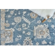 Museum Hand-Knotted Bamboo Silk Navy 8'x10' Area Rug