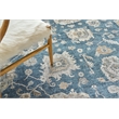 Museum Hand-Knotted Bamboo Silk Navy 8'x10' Area Rug