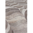 Natural Hide Hand-Tufted Leather Hide Silver 5'x7' Area Rug