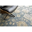 Museum Hand-Knotted Bamboo Silk Blue 10'x14' Area Rug