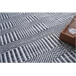 Naples Flatweave Pet Ivory/Black 5'x8' Area Rug