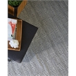 Naples Flatweave Pet Ivory/Black 5'x8' Area Rug