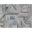 Natural Hide Hand-Tufted Leather Hide Silver/Ivory 8'x10' Area Rug