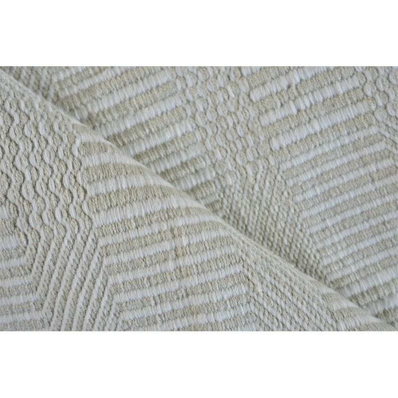 Naples Flatweave Pet Light Beige 10'x14' Area Rug
