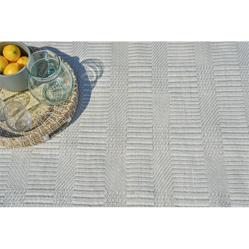 Naples Flatweave Pet Light Beige 2'x3' Area Rug