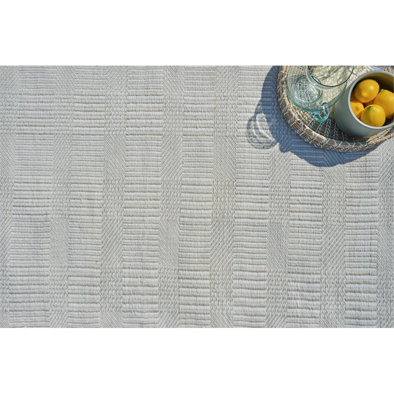 Naples Flatweave Pet Light Beige 6'x9' Area Rug