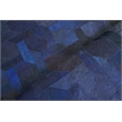 Natural Hide Hand-Tufted Leather Hide Blue/Multi 11'6