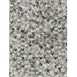 Natural Hide Hand-Tufted Leather Hide Gray 8'x10' Area Rug