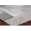 Natural Hide Hand-Tufted Leather Hide Silver/Gray 5'x8' Area Rug