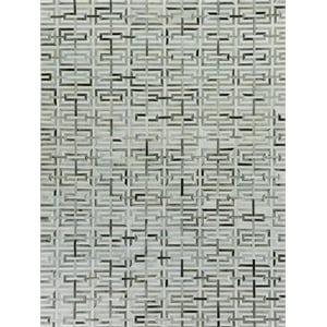 Natural Hide Hand-Tufted Leather Hide Silver/Ivory 13'6&quotx17'6&quot Area Rug