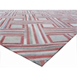Natural Hide Hand-Tufted Leather Hide Red/Multi 8'x10' Area Rug