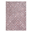 Natural Hide Hand-Tufted Leather Hide Red/Multi 8'x10' Area Rug