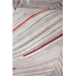 Natural Hide Hand-Tufted Leather Hide Ivory/Beige/Red/Multi 2'3