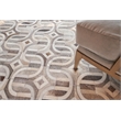 Natural Hide Hand-Tufted Leather Hide Gray/Ivory 8'x10' Area Rug