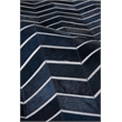 Natural Hide Hand-Tufted Leather Hide Blue/Multi 5'x8' Area Rug