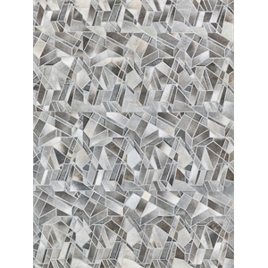 Natural Hide Hand-Tufted Leather Hide Gray/Ivory 8'x10' Area Rug