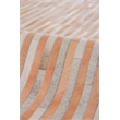 Natural Hide Hand-Tufted Leather Hide Terracota/Silver/Multi 5'x8' Area Rug