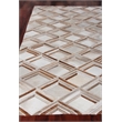 Natural Hide Hand-Tufted Leather Hide Beige 8'x10' Area Rug