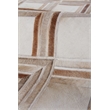 Natural Hide Hand-Tufted Leather Hide Beige 8'x10' Area Rug
