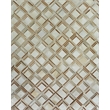 Natural Hide Hand-Tufted Leather Hide Beige 8'x10' Area Rug