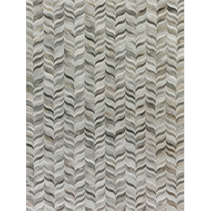 Natural Hide Hand-Tufted Leather Hide Silver 13'6&quotx17'6&quot Area Rug