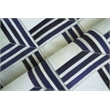 Natural Hide Hand-Tufted Leather Hide Navy/Multi 5'x8' Area Rug