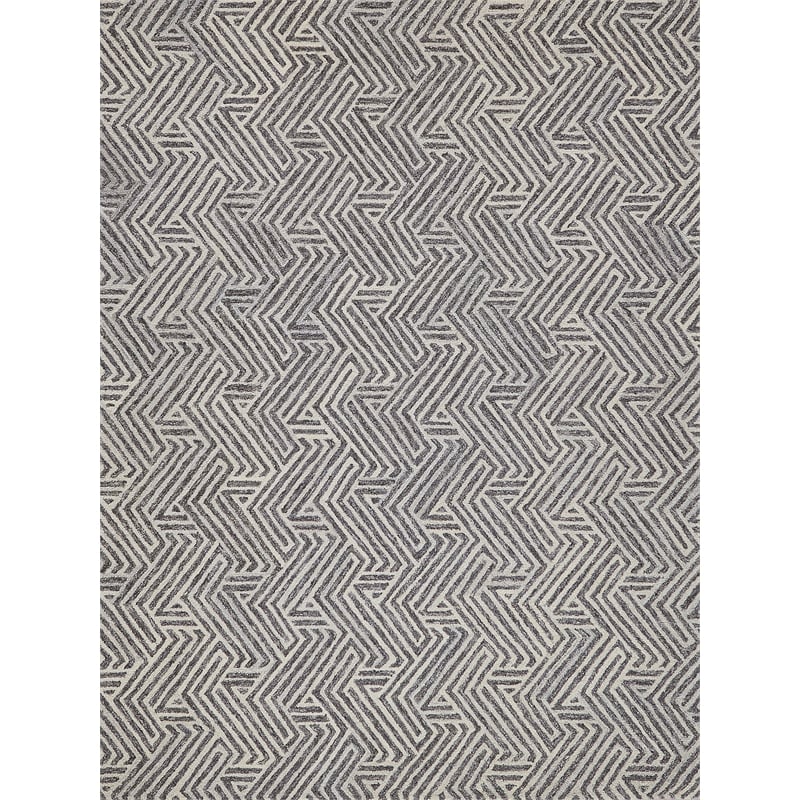 Naturals Hand-Tufted New Zealand Wool Gray/Ivory 5'x8' Area Rug