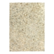 Natural Hide Hand-Tufted Leather Hide Ivory 8'x10' Area Rug