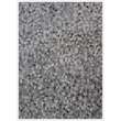 Natural Hide Hand-Tufted Leather Hide Silver 8'x10' Area Rug