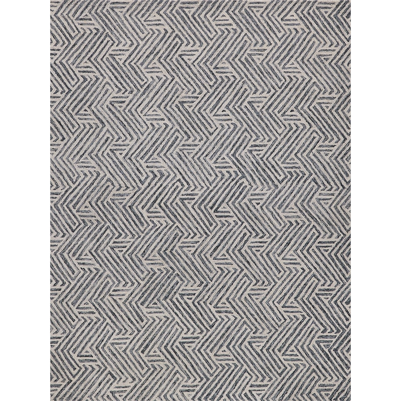Naturals Hand-Tufted New Zealand Wool Charcoal 5'x8' Area Rug