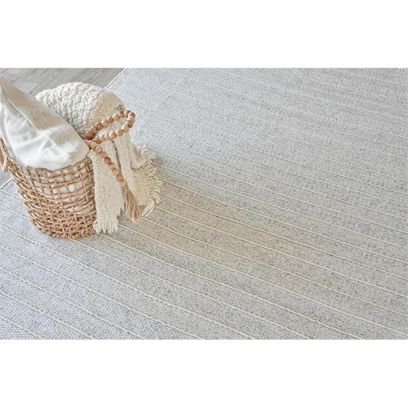 Nova Flatweave Pet Ivory 8'x4' Area Rug