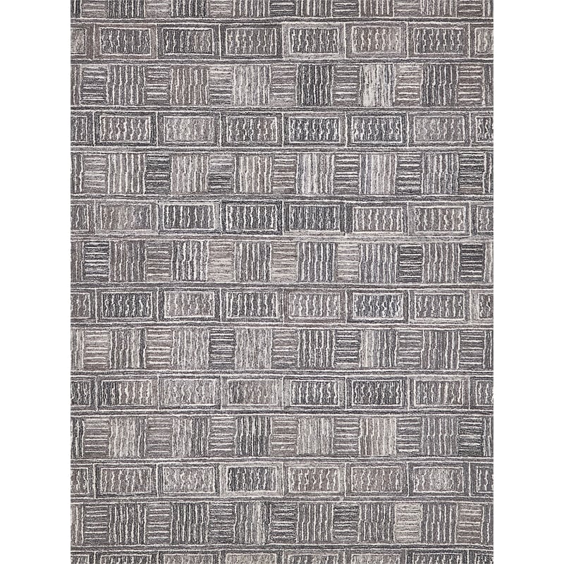Naturals Hand-Tufted New Zealand Wool Charcoal 9'x12' Area Rug