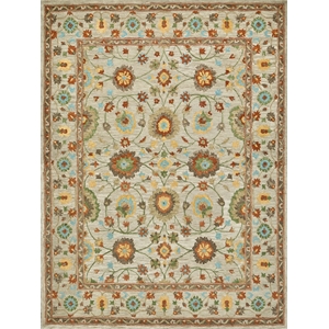 Newport Hand-Tufted New Zealand Wool Beige 9'x12' Area Rug