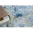 Nightfall Handloomed Wool/Bamboo Silk Gold/Brown 10'x14' Area Rug