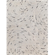 Overture Handloomed Wool/Bamboo Silk Silver/Gray 8'x10' Area Rug