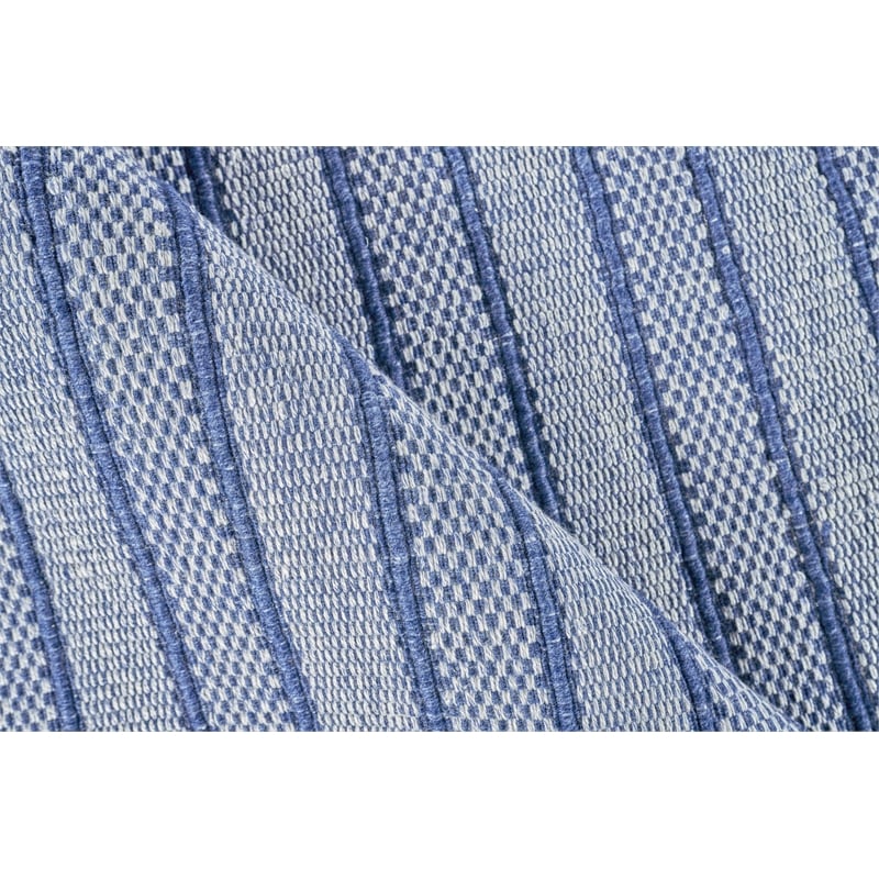 Nova Flatweave Pet Blue 6'x9' Area Rug