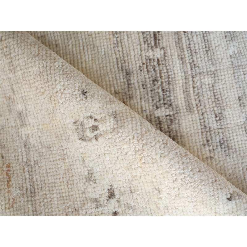 Oslo Hand-Knotted Ghazni Wool Silver/Ivory 12'x15' Area Rug