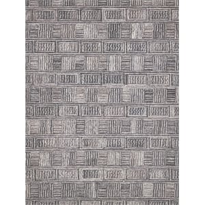 Naturals Hand-Tufted New Zealand Wool Charcoal 6'x9' Area Rug