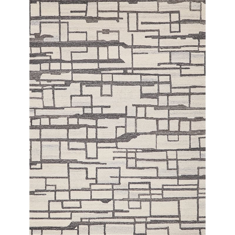 Naturals Hand-Tufted New Zealand Wool Charcoal 8'x10' Area Rug