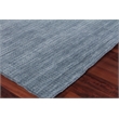 New Zealand Wool Handloomed New Zealand Wool Denim Blue 12'x15' Area Rug
