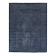 Overdye Hand-Knotted New Zealand Wool Navy 10'x14' Area Rug