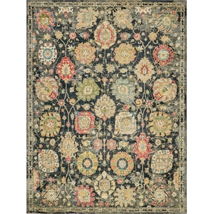 Oxford Hand-Knotted Ghazni Wool Black 9'x12' Area Rug