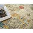 Oxford Hand-Knotted Ghazni Wool Ivory/Gray 8'x10' Area Rug