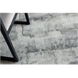Papyrus Handloomed Wool/Bamboo Silk Gray 10'x14' Area Rug