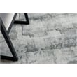 Papyrus Handloomed Wool/Bamboo Silk Gray 2'x3' Area Rug