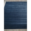 Pavia Modern Handloomed Silky Nylon Navy 2'x3' Area Rug