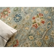 Oxford Hand-Knotted Ghazni Wool Light Blue 6'x9' Area Rug